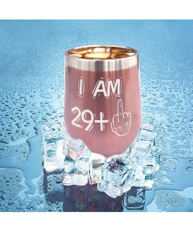 Shop Bokalaka 30th Birthday Gift for Women | Stainless Steel Winegrowers 350ml Ros gold - Perfect for Celebrations! - Buy Online on GoSupps.com