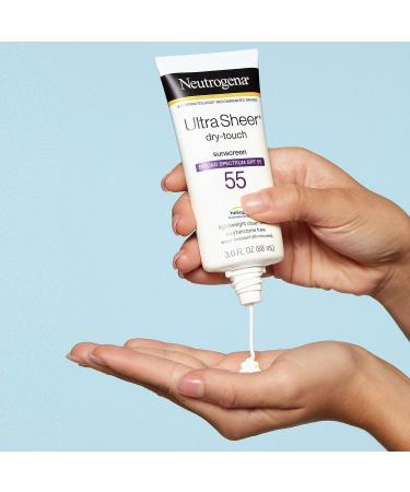 Neutrogena Ultra Sheer Dry-Touch Sunscreen SPF 55 - 3 fl. oz - Buy Online on GoSupps.com