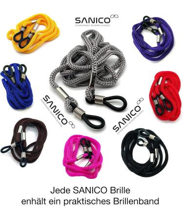 Sanico Fashionable Reading Glasses | Diopter Options 1.0 to 3.5 | Unisex Venezia Black | Stylish Visual Aid for Men & Women - Buy Online on GoSupps.com