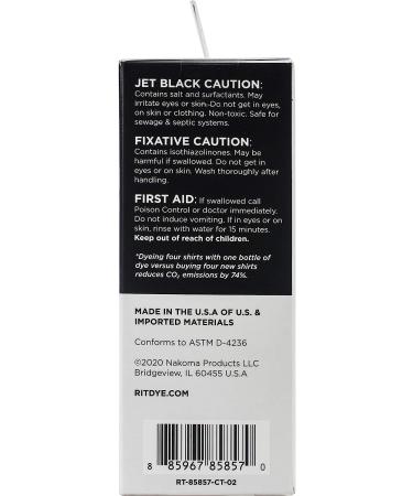 NAKOMA PRODUCTS 85857 RIT Tie Dye Kit - Back to Black | DIY Tie Dye Set - Buy Online on GoSupps.com