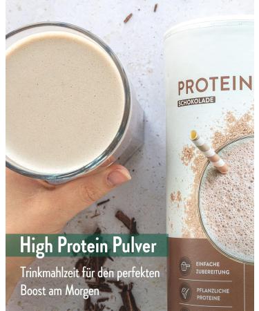 LiveFresh Chocolate Protein Powder (450g) | Vegan Meal Replacement | 29g Protein from Rice Soy Pea & Hemp - Buy Online on GoSupps.com