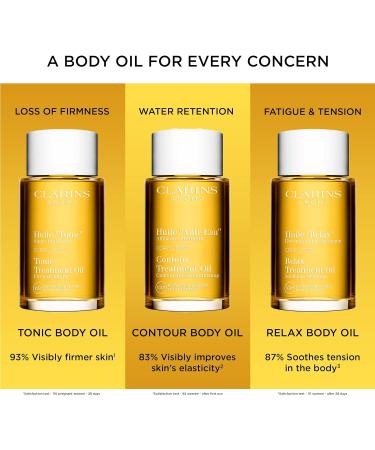 Clarins Relax Body Treatment Oil | Soothes Aching Muscles, Relieves Stress & Fatigue | Moisturizes with 100% Plant Extracts - Buy Online on GoSupps.com