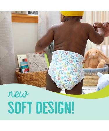 Seventh Generation Size 4 Baby Diapers - 152 Count, One Month Supply - Gentle Protection for Sensitive Skin - Buy Online on GoSupps.com