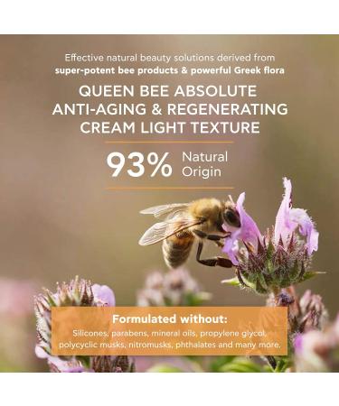 APIVITA Queen Bee Absolute Anti-Aging Cream - Light Texture 50 ml | Regenerate & Renew Skin | International Shipping Available - Buy Online on GoSupps.com