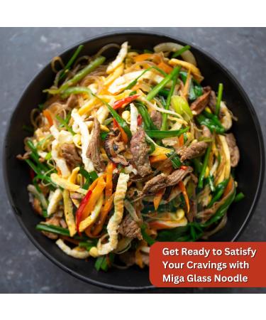 O'taste Nongshim Miga Korean Instant Glass Noodles (Cut Type) 400g - Authentic Korean Flavor | Quick and Delicious Meal Option - Buy Online on GoSupps.com