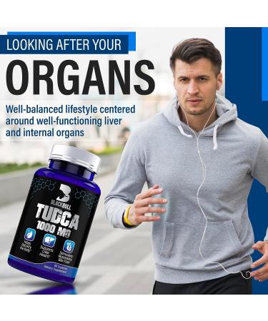 Blackb ll TUDCA 1000mg Capsules with Milk Thistle Liver Detox - 45 Day Supply - Buy Online on GoSupps.com