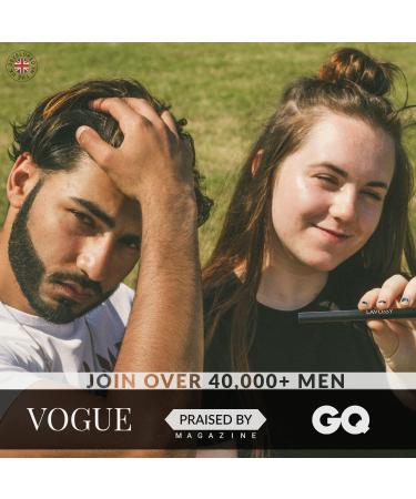 Dark Brown LAVOSSY Void Beard Dye Set with Blending Brush - Water/Sweat Proof Beard Pencil Filler for Men - For All Hair Types - 1 Count - Buy Online on GoSupps.com