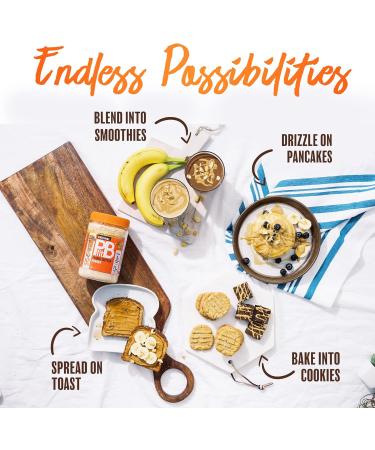  PBfit PBfit Peanut Butter Powder - 87% Less Fat High Protein Gluten Free - Peanut Butter Powder from Real Pressed Roasted Peanuts - Buy Online on GoSupps.com