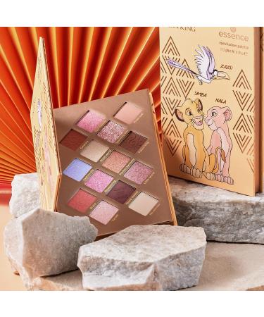 essence The Lion King Eyeshadow Palette | Limited Edition Disney Collection | 14 Pigmented Shades | Matte & Metallic | Vegan & Cruelty Free | Paraben-free - Buy Online on GoSupps.com