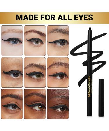 Bold Beautiful Cosmetics Mechanical Gel Eyeliner Pencil - Smudge-Proof, Waterproof, Long Lasting (Black) - Buy Online on GoSupps.com