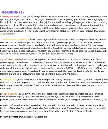 Graze Protein Oat Bars Healthy Snacks Whole Grain Oats Natural Flavours High Fibre Less Sugar (20 Snacks 5 Packs of 4 x 30g) - Buy Online on GoSupps.com