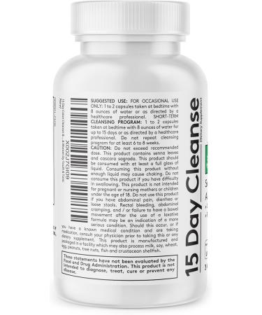 15 Day Colon Cleanse and Probiotic Enhanced Apple Cider Vinegar for Body Detox or to Break The Plateau | All Natural to Feel Lighter and Slender - Buy Online on GoSupps.com
