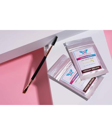 Existing Beauty Angled Eyebrow Brush for Henna Brow Coloring - Spoolie and Comb Duo - 1 Count - Buy Online on GoSupps.com