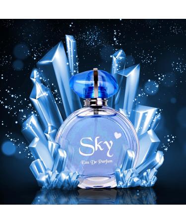 NovoGlow Sky for Women - 3.3 Fl Oz Eau De Parfum Spray - Long-Lasting Fruity Floral & Woody Scents Smell Sweet & Feminine All Day Includes Carrying Pouch Lovely Gift for Women on All Occasions - Buy Online on GoSupps.com