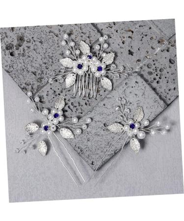 FOMIYES 4 Sets Bridal Wedding Comb Green Accessories Bridal Headpieces for Wedding Green Hair Accessories Pearl Headpiece for Wedding Flower Hairpin Bridesmaid Hair Fork Prom Copper Wire - Buy Online on GoSupps.com