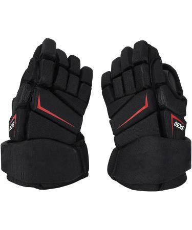 LUQEEG Ice Hockey Gloves - Breathable Lacrosse Gloves with Finger Protection | 10 Inches Nylon & EVA Foam for Players - Buy Online on GoSupps.com