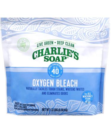 Charlie's Soap Biodegradable Oxygen Bleach 1.3 lbs - 2 Pack - Buy Online on GoSupps.com