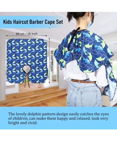 5-Piece Salon Barber Cape Set with Styling Cape, Apron, Neck Duster, Brush, and Comb - Perfect for Men, Women, Kids - Hairdressing Essentials - Buy Online on GoSupps.com