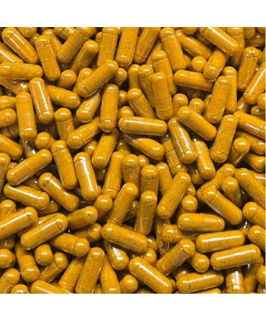 Organic Turmeric Powder and Peppercorn 60 Capsules 500mg Each (Tumeric - Curcuma Longa) - Buy Online on GoSupps.com