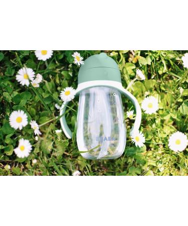B aba 2 in 1 Feeding Bottle/Learning Cup Children's Straw Cup 100% Leak-Proof Easy to Open Removable Handles Tritan and - Buy Online on GoSupps.com