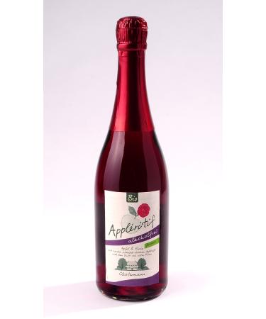 ORGANIC Appl ritif Apple & Rose with ARONIA - semi-dry ALCOHOL-FREE Obsthof Clostermann-Neuhollandshof Niederrhein 750 ml