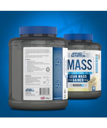 Applied Nutrition Critical Mass Professional 2.4kg Vanilla - High Calorie Weight Gainer for Lean Mass - 16 Servings - Buy Online on GoSupps.com
