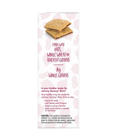 Plum Organics Jammy Sammy Peanut Butter & Grape Bars - 5 Pack (1.02 oz Each) - Organic Snack for Kids - Buy Online on GoSupps.com