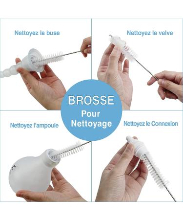 TopQuaFocus Enema Bulb Kits for Men & Women - 5 Nozzles 27.56 Silicone Tube BPA Free - Intimate Shower & Anal Douche - Buy Online on GoSupps.com
