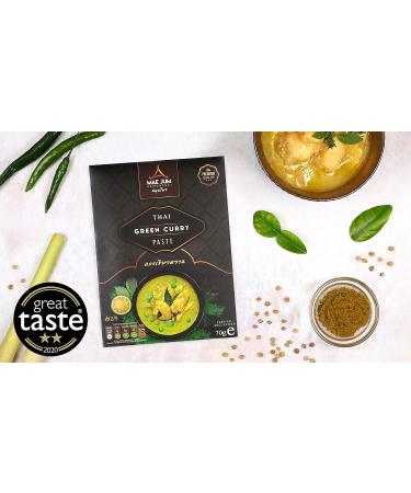 Authentic Thai Green Curry Paste (6 x 70g) | 2020 Great Taste Award Winner - Buy Online on GoSupps.com