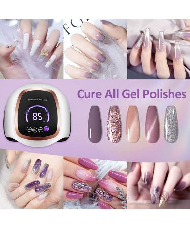 UV LED Nail Lamp - Professional Gel Polish Light with Auto Sensor and LCD Touch Screen - Buy Online on GoSupps.com