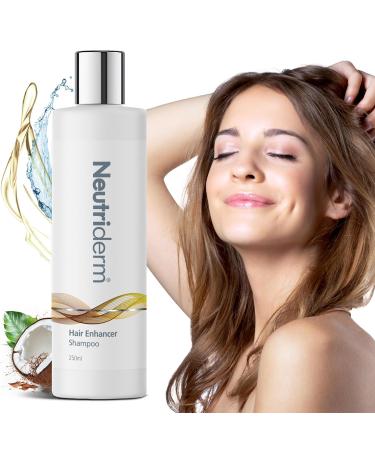 Neutriderm Hair Enhancer Shampoo - Thickening & Strengthening for Weak Thinning & Damaged Hair - 250ml (8.45 fl oz) | International Shipping Available - Buy Online on GoSupps.com