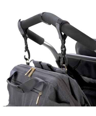 Casual Baby Twin Bag Diaper Backpack | Goldie Twin Bag in Anthracite | 1 Pack - All-in-One Baby Essentials - Buy Online on GoSupps.com