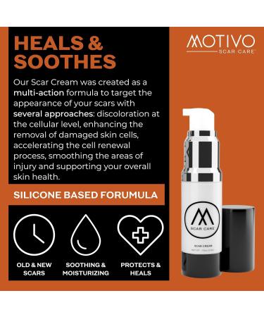 Motivo Advanced Scar Care Bundle: Scar Tape & Cream - Water & Sweat Resistant | Ideal for Surgical, C-Section, Trauma, Acne Scars | 15ml - Suitable for All Skin Types - Buy Online on GoSupps.com