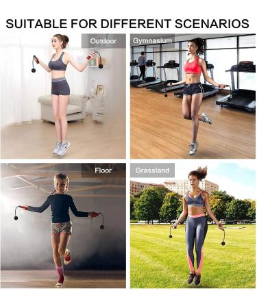Adjustable Weighted Ropeless Jump Rope for Fitness - Men, Women, Kids - Buy Online on GoSupps.com