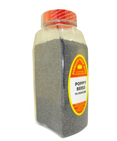 Marshalls Creek Spices Seasoning Poppy Seed XL Size 16 Ounce