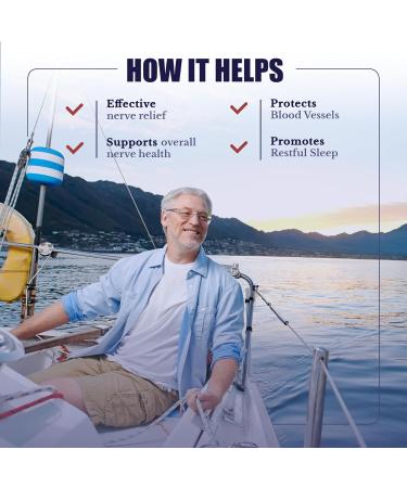 N-Balance8 Nerve Support Supplement | Alpha Lipoic Acid & Benfotiamine | 60 Capsules for Nerve Health - Men & Women - Buy Online on GoSupps.com