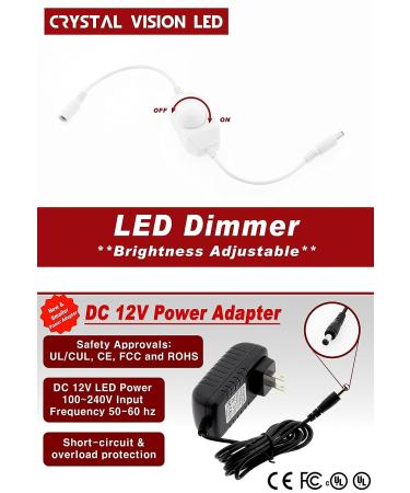 Samsung Crystal Vision LED Makeup Mirror Light Kit - Dimmable Vanity Lighting, 75 Bulbs, 12.5ft UL Power Supply, Cool White - Buy Online on GoSupps.com