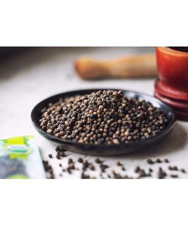 Organic Black Pepper 1 Pound - Whole Dried Peppercorns | Non-GMO, Kosher, Vegan | Bulk Seasoning for Grinder Refill - Buy Online on GoSupps.com