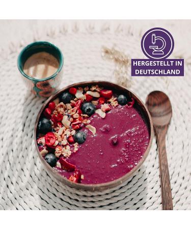 BREKKY BlueBerry Wave Smoothie Bowl - Vegan 100% Natural No Added Sugar Easy Prep Superfood Breakfast - Buy Online on GoSupps.com