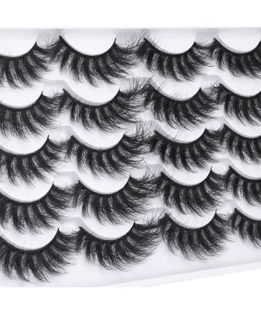 Kiromiro Fluffy 20mm Dramatic False Eyelashes - Faux Mink Cat Eye D Curl Lash Extension Pack - Buy Online on GoSupps.com