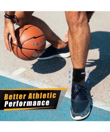 Ankle Brace for Sprains & Injuries - Lace-Up Support for Running Basketball & Volleyball - Recovery for Men & Women - Buy Online on GoSupps.com