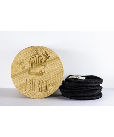 Cotton pad reusable makeup remover disc box of 10 organic cotton and bamboo pads with storage tower and washing net - Buy Online on GoSupps.com