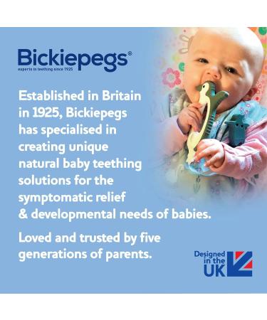 Bickiepegs Peggie the Penguin Sensory Bite Toy | Dental Aid for Babies & Toddlers | Front Gray & White Clip-On Teether - Buy Online on GoSupps.com