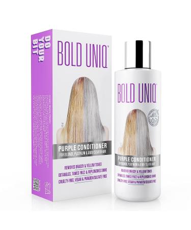 Purple Hair Mask, Conditioner & Leave-In Bundle for Blonde, Platinum, Silver, Gray, Ash, and Brassy Hair - Eliminate Yellow Tones, Hydrate and Repair Damaged Hair - Vegan - Buy Online on GoSupps.com
