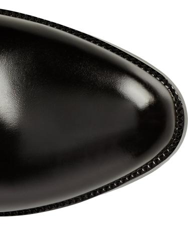 HKM Adult 4510 Riding Boots for Men - Standard Black Elastic Insert - Size 43 EU - Premium Quality eCommerce Riding Footwear - Buy Online on GoSupps.com