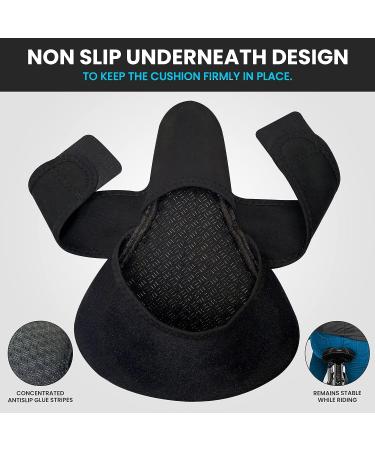 X WING Gel Bike Seat Cover for Men & Women - Padded Cushion for Stationary & Exercise Bikes - Buy Online on GoSupps.com