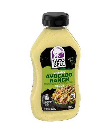 Taco Bell Avocado Ranch Creamy Sauce 12 fl oz - Pack of 8 | Delicious Flavor for Your Favorite Dishes - Buy Online on GoSupps.com