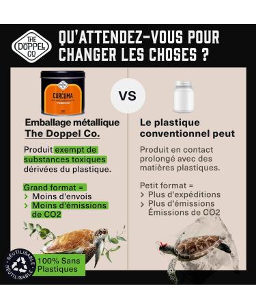 200 Organic Turmeric Capsules with Probiotics Ginger and Black Pepper | Maximum Dose 1460mg | Natural Antioxidant and Anti-inflammatory | Bones and Joints | Certified Organic - Buy Online on GoSupps.com