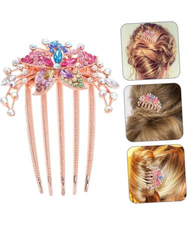 Mikinona Rhinestone Hair Accessories Hairpin Women Rhinestone Hair Comb Hair Comb Clips Hair Comb for Women Decorative Crystal Hair Comb Hair Combs for Women Accessories Women Hair Comb - Buy Online on GoSupps.com