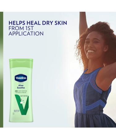 Vaseline Intensive Care Aloe Soothe Body Lotion 400ml - Hydrating and Healing Formula for Dry Skin (Pack of 1) - Buy Online on GoSupps.com
